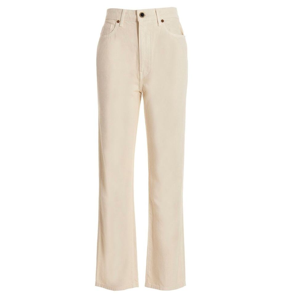 KHAITE Abigail Cream Jeans